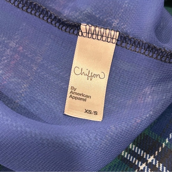 Plaid Chiffon Maxi Skirt - Picture 11 of 14